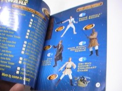 2002 Hasbro Star Wars 3 3/4″ Action Figure Checklist Advertising Material