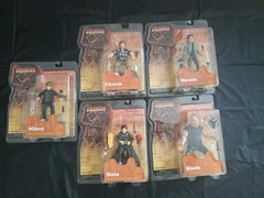 The Goonies Action Figures Set Of 5 Mezco 2007 Sloth Chunk Data Mikey Mouth MOC