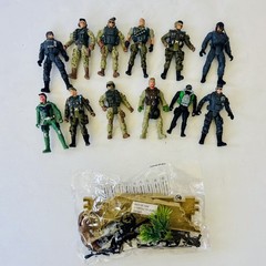 Joyin Military Toy Soldiers Playset 12 Army Ranger Action Figures Accessories