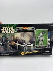 Star Wars The POTF Cantina At Mos Eisley W/ Sandtrooper And Patrol Droid