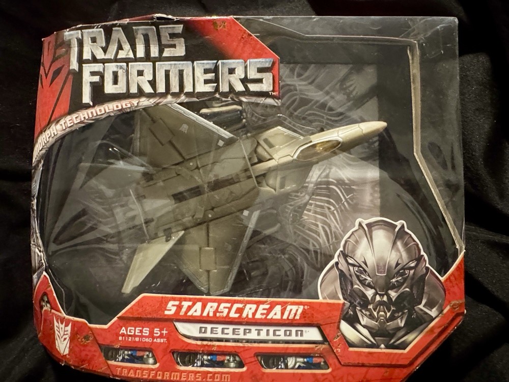 Transformers Movie Starscream Voyager Class 2007 Hasbro MISB Sealed F-22 Raptor