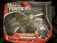 Transformers Movie Starscream Voyager Class 2007 Hasbro MISB Sealed F-22 Raptor