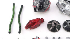 Trendmasters War Planets Rock Moon Alpha Vtg 1997 Shadow Raiders Near Complete