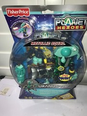 Fisher Price Planet Heroes Uranus Yuri Space Metallic Squad Figure NEW