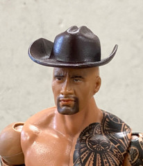 SU-RBH-BRN: 1/12 scale Dark Brown Cowboy Fedora Hat for 6″ ~ 7″ action figures