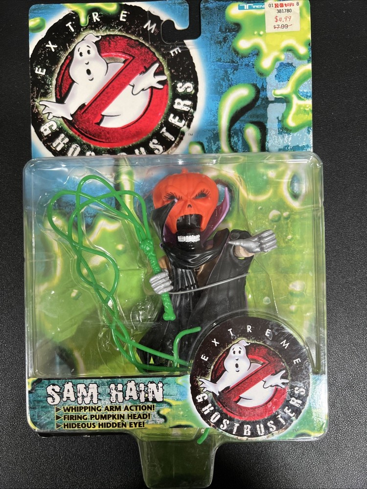 Extreme Ghostbusters Sam Hain 1997 Trendmasters Figure Sealed Pack 121525WT