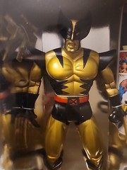 1994 Toy Biz X-Men Metallic Mutants Cyclops Wolverine Sabretooth Deluxe Edition