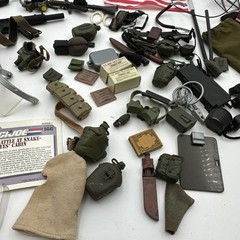 Accessories Lot 12″ GI Joe Military Guns Head Gear GI3