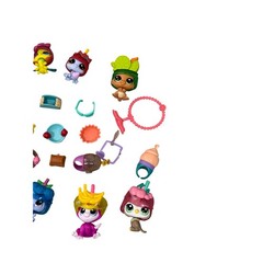 Littlest Pet Shop LPS Hungry Pets Thirsty Pets Theme Lot Accessories
