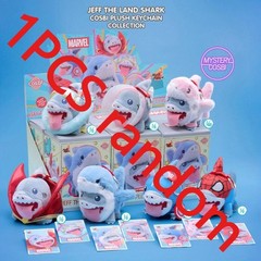Hot Toys Shark Jeff The Land Shark Series Cosbi Plush Doll Cute Design Pendant