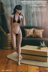 Tbl Phicen 1/6 Super-flexible Body Doll Suntan/Pale Female 12″ Action Figure Toy