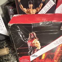 WWE Wrestling Ultimate Edition Kane Action Figure Ages 8+ Red Black White