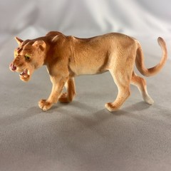 Lot of 7 Toy Animal Figures tiger lion leopard rhino dog terra brooklyn lollipop