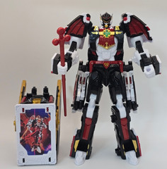 Metal Cardbot W 3Set Bloodwing Savannard Tachy Transformer Robot Korean Toy