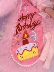 Baby Three Limited Edition 800% Happy Birthday Bunny with Cupcake Purse RARE