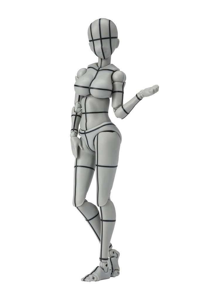 Body-chan Yabuki Edition Figure Wire Frame Gray 5.3 inches New