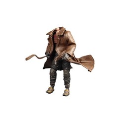 1/18 Scale 3.75″Long Leather Coat – BFS Acid Rain Action Figure Clothing