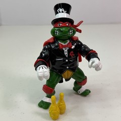 Vintage TMNT Raph The Magnificent Magician Figure Bodacious Birthday 1992