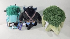 FUNKO Troll Hunters Of Arcadia Set Of 3 Plushies Argh Blinky & Bular 9″ – New