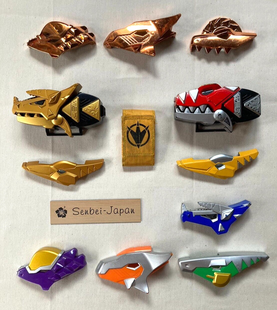 Power Rangers Dino Thunder Abaranger DX Dino Brace ＆ Abare Max Ver. ＆ 6Plate Set