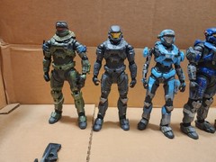 MCFARLANE TOYS Halo Reach Noble Team Action Figures All Six Complete