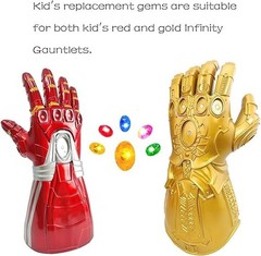 6PCS LED Infinity Gauntlet Replacement Gems