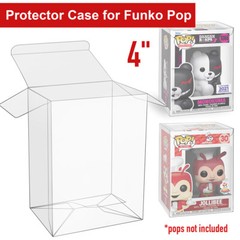 Pop Protector Compatible with 4″ Funko POP! Figures Clear Pop Case Display Box