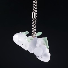 Qualia Clear Baby Dragon Keychain Figure Japan Blind Box 1 Random Gashapon Toy