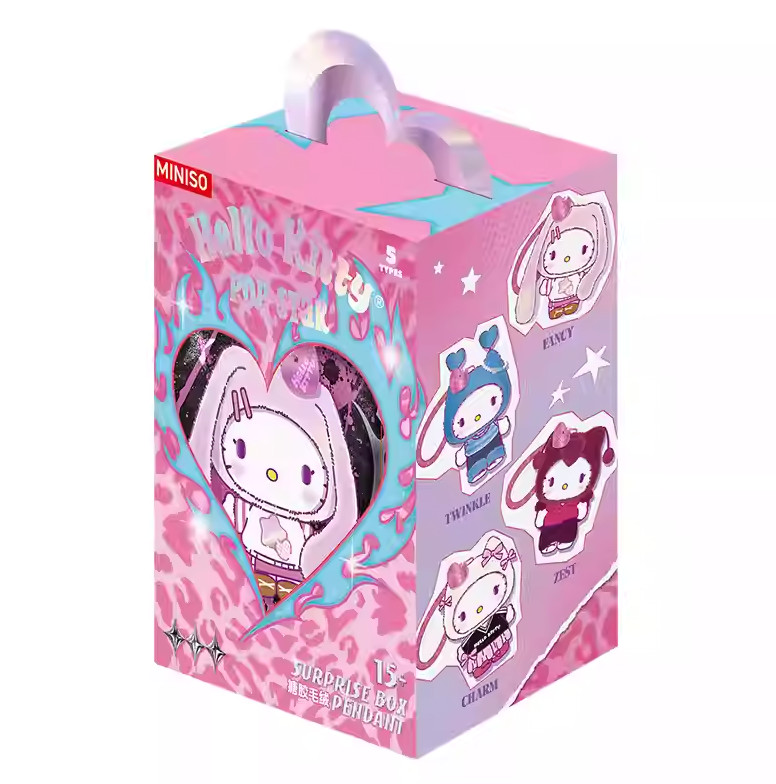 💡 Miniso x Sanrio Hello Kitty Pop Star Vinyl Plush One Random Blind Box