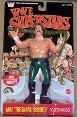 WWE SUPERSTARS LJN 2026 JAKE “THE SNAKE” BLACK CARD CHASE 8″ FIG. NEW! W/POSTER