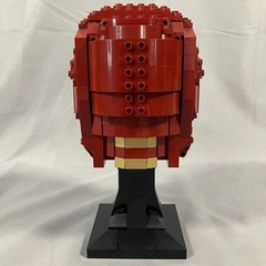 LEGO Iron Man Helmet Display Bust Red Gold Missing Piece