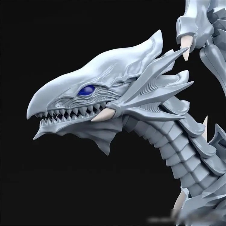 2pcs Yu-Gi-Oh Blue Eyes White Dragon Model Kit KO Assembly Figure Collectible