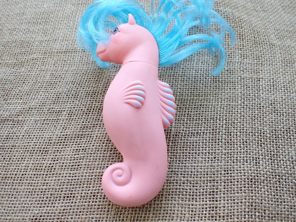 Vintage G1 My Little Pony Wavedancer Sea Pony 1984 Hasbro Pink Blue Hair