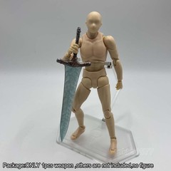 Painted 1/12 Cool Sword Weapon Model For DIY 6″ Action Figure romankey notaman