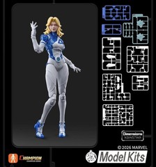 Blokees Champion Class Invisible Woman Marvel Rivals Model Kit Figure