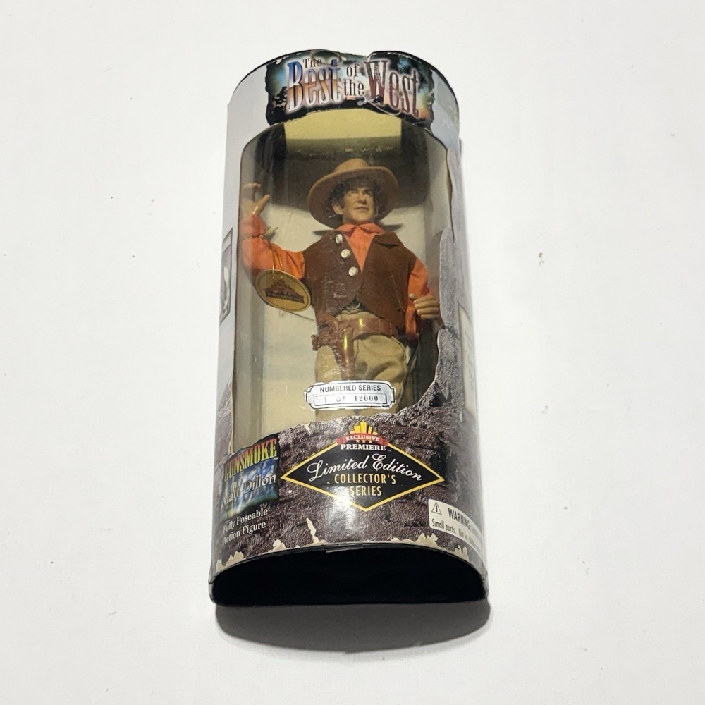 Best Of The West Gunsmoke Matt Dillon Figure Collectors Series 1 Of 1200 NOS