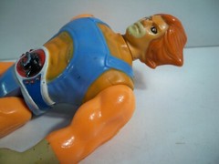 K23i05742 LION-O BRAZIL 100% COMPLETE GLASSLITE THUNDERCATS 1985 ORIGINAL FIGURE