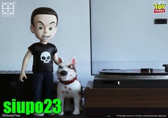 Herocross ~ HVS #023 Disney Toy Story 12″ Sid & 6.5″ Scud Figure