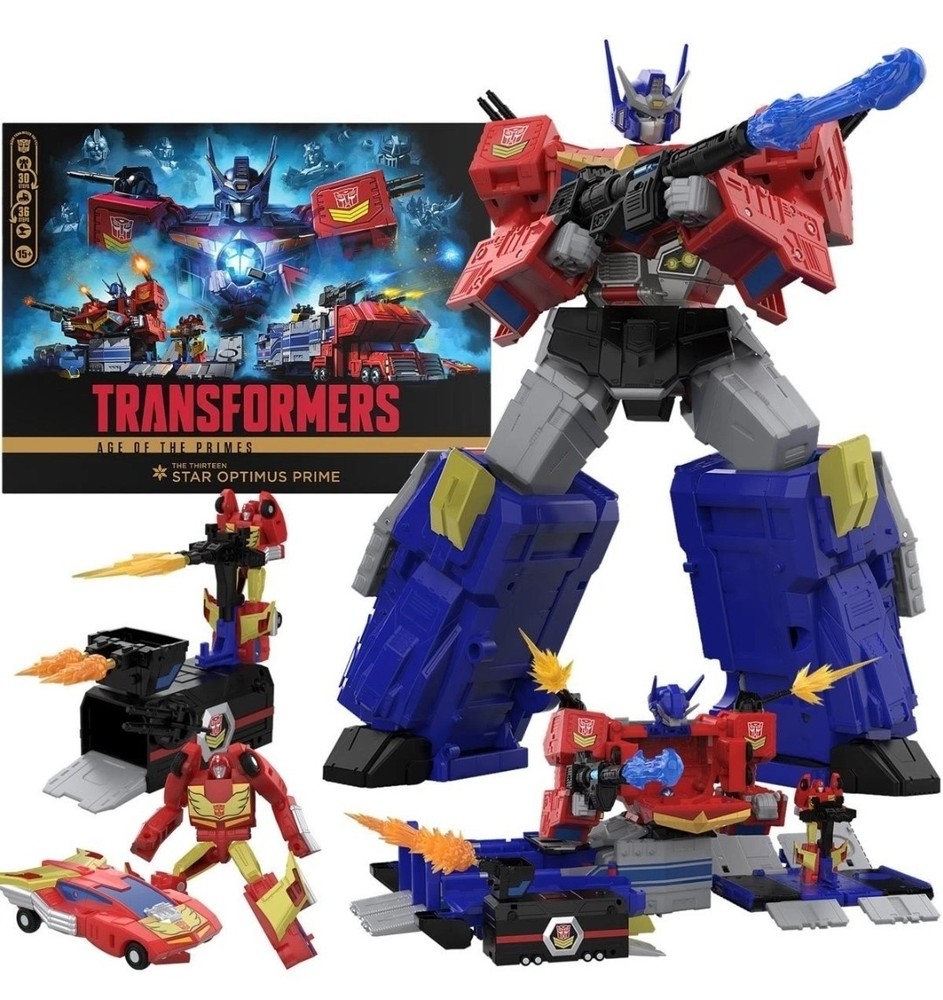 Hasbro Transformers Age of the Primes Titan The Thirteen Star Optimus Prime
