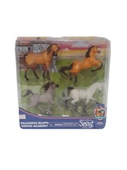 Palomino Bluffs Riding Academy Spirit Riding Free New Sealed 4 Horses Dreamworks