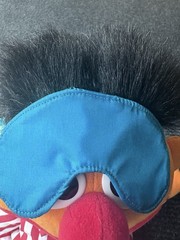 1996 TYCO Talking Sleepy Time Snoring Ernie Plush Doll Bedtime Sesame Street
