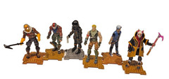 Fortnite Huge Lot Of Loose Figures Raptor Jonesy Parzival etc Weapons Chests SEE