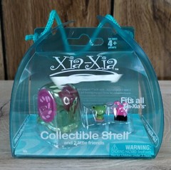 Cepia Xia Xia Collectible Shell & 2 Little Friends Frog Green Crab NIB New 2011