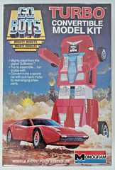 Vtg FERRARI *6069 GO Bots Turbo Convertible Plastic Model Kit 1984 NEW & SEALED