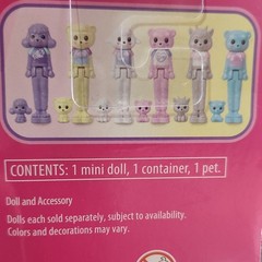 Mini BarbieLand Figures Set of 3, 1.5-inch Dolls Miniature Figurines