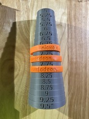 Nickelodeon Silicone Rubber Orange Bracelet 100x Pieces New