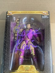 Mattel Defining Moments Razor Ramon Autographed WWE Action Figure 2014