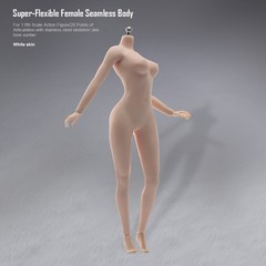 1/6 Female Seamless Flexible Body Super Large Bust Breast Silicone 12” Figure