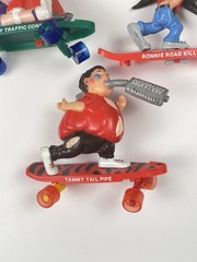 Skateboard Smack Ups LOT (5) 1986 Vtg Playtime Figures Garbage Pail Kids clone