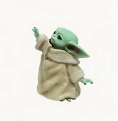Grogu Baby With Gift Box Yoda The Child Mandalorian 8CM Action Figure Star Wars